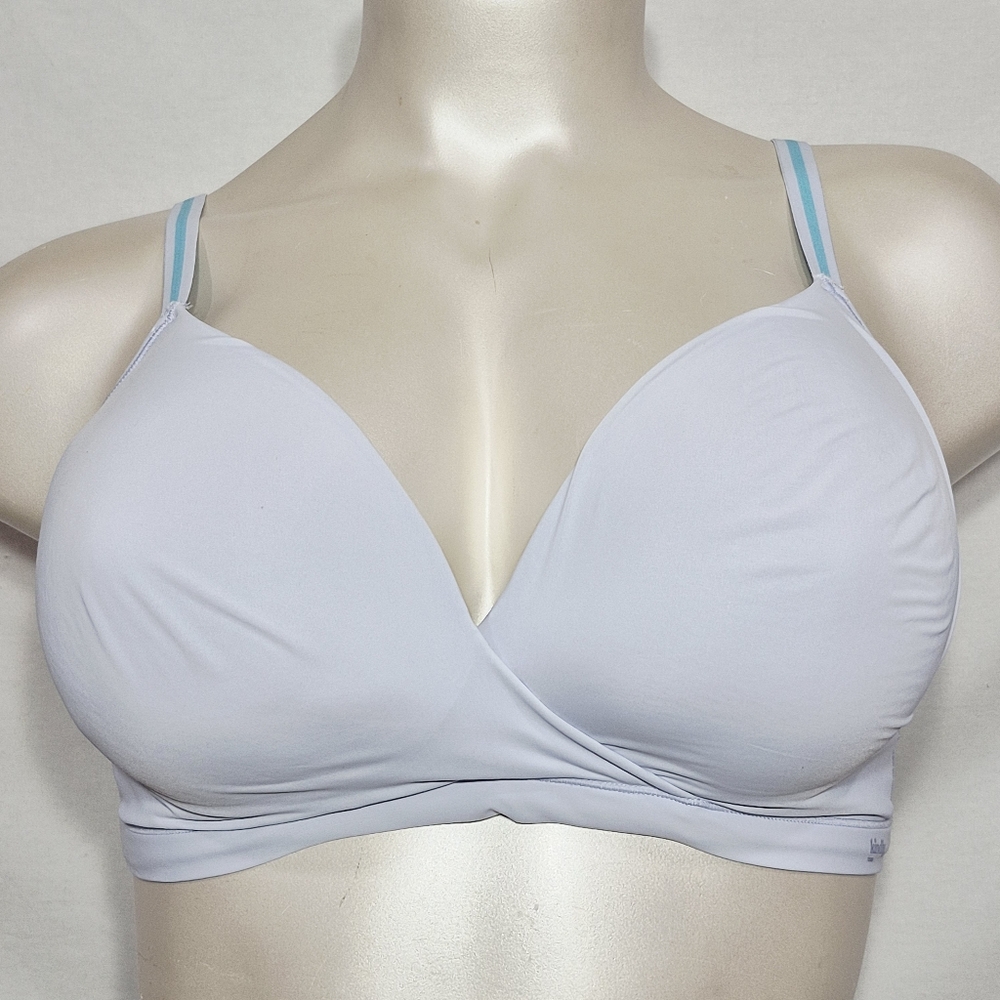 XXXL Kindly Yours Micro‎ Wire-Free Bra Halogen Blue